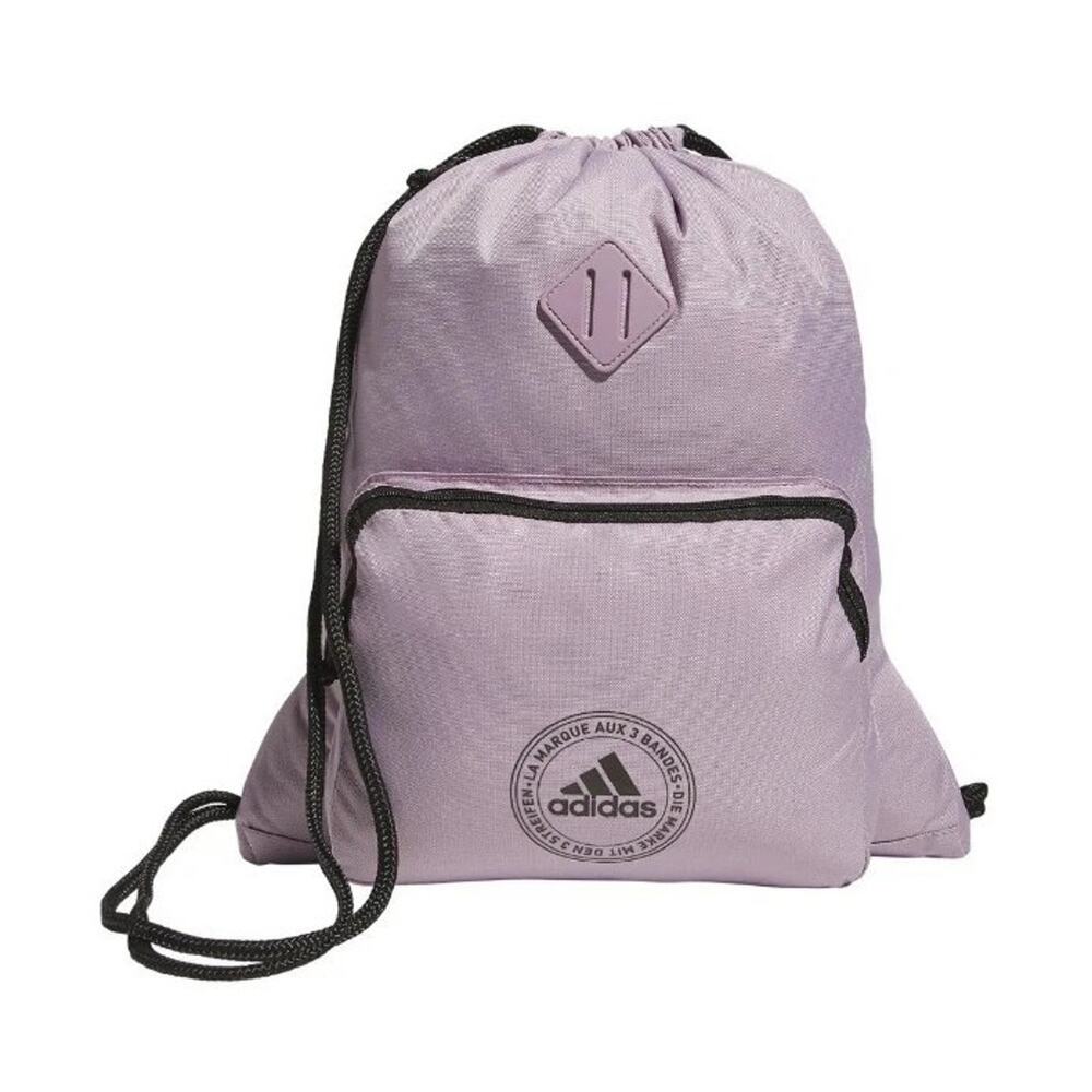 adidas Classic 3S 2 Sackpack‎ Color: Preloved Fig Purple/ Black